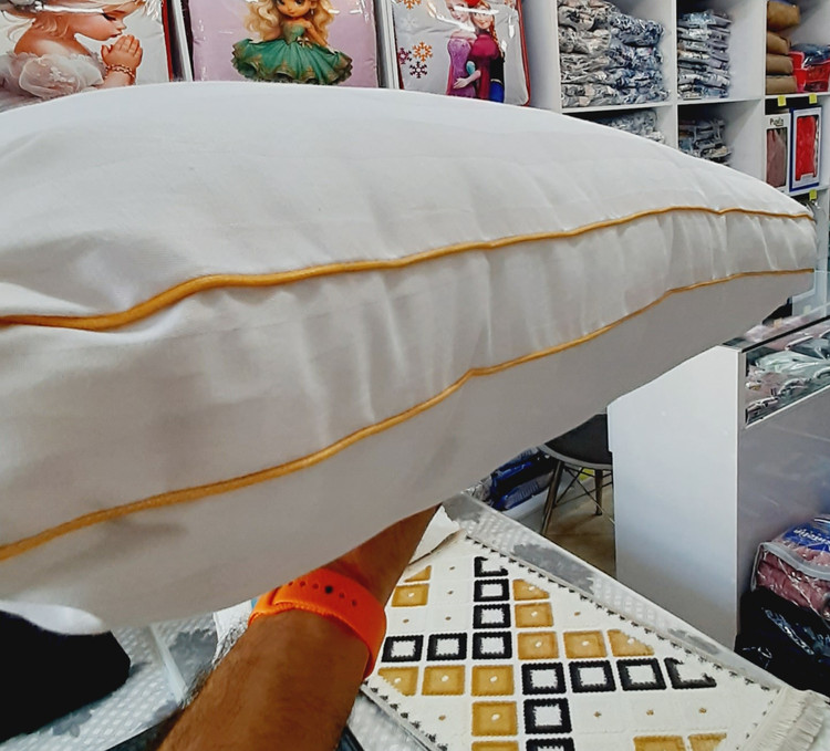 بالشت پر قو دیواره دار با الیاف میکروفایبر