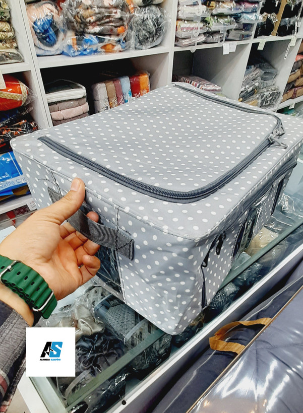 باکس برزنتی اسکلت دار درب دار طوسی سایز ۲
